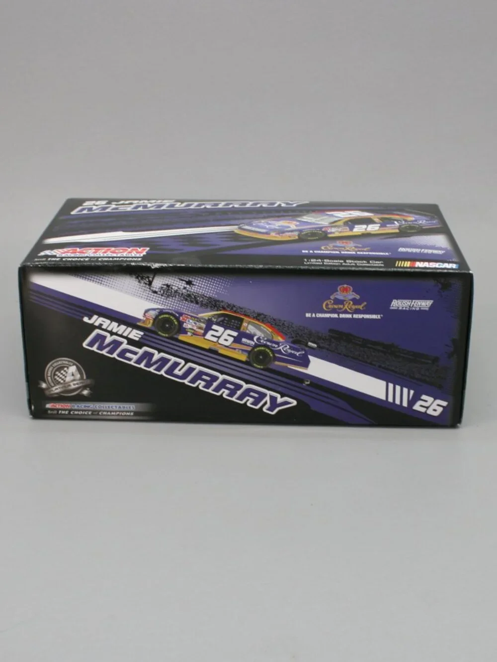 Jamie McMurray 26 Crown Royal 2009 Fusion 1:24 Roush Action Diecast NASCAR Stock